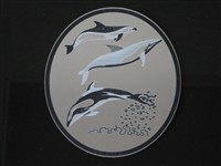 Dolphins - Aluminized acrylic