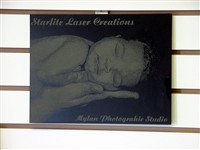 Studio quality photo, rendered on marble tile